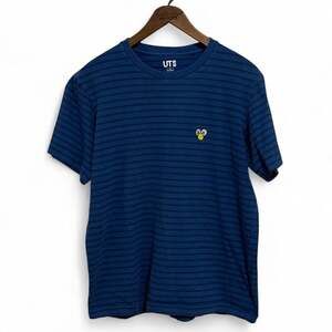 Uniqlo KAWS UT Striped Graphic T-Shirt Medium